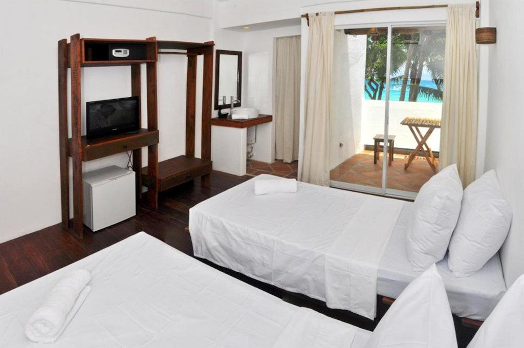 Boracay Coco Huts Otel Balabag  Dış mekan fotoğraf